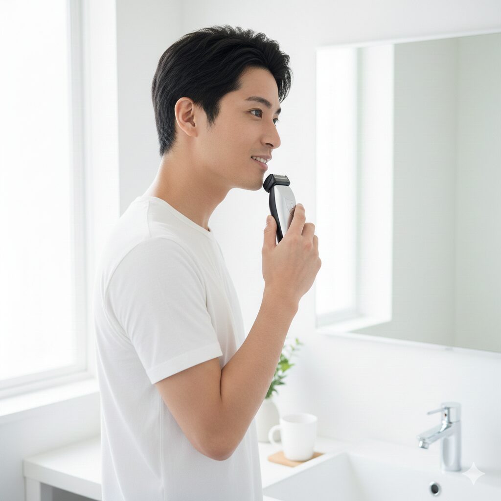 メンズ脱毛で自己処理の負担軽減をイメージした写真